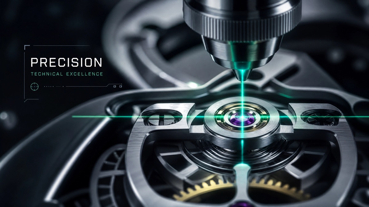 Precision engineering representing technical excellence